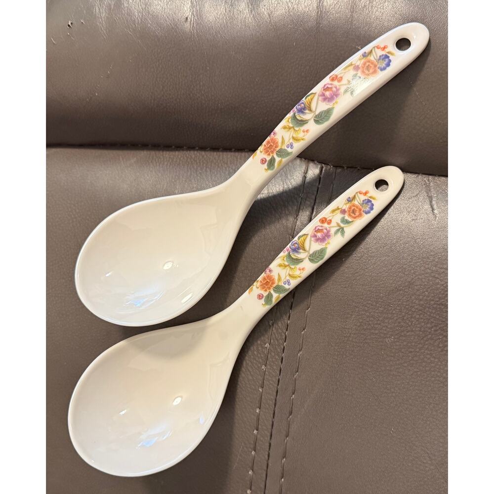 2 MELAMINE RICE/SERVING SPOONS - Picture 14 of 16